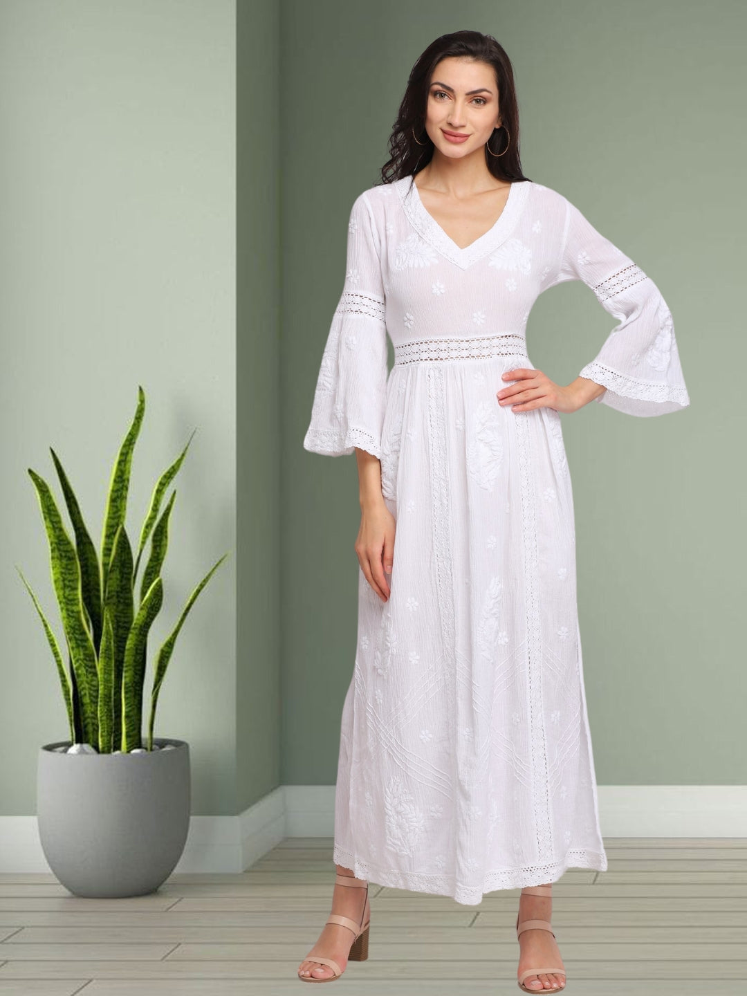 Women Chikankari Kurti – Paramount Chikan
