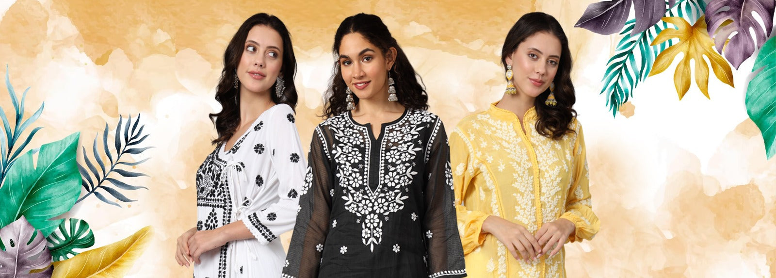 Breeze Through Summer Embrace Elegance with Our Chikankari Kurtas for Women