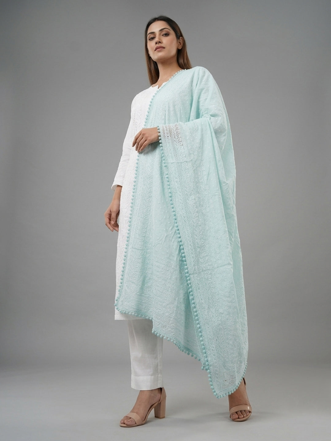 Women Embroidered Georgette Dupatta -PC3721