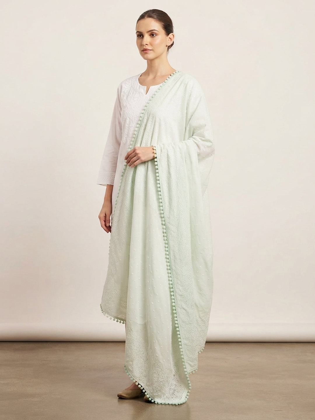 Women Embroidered Georgette Dupatta -PC3721