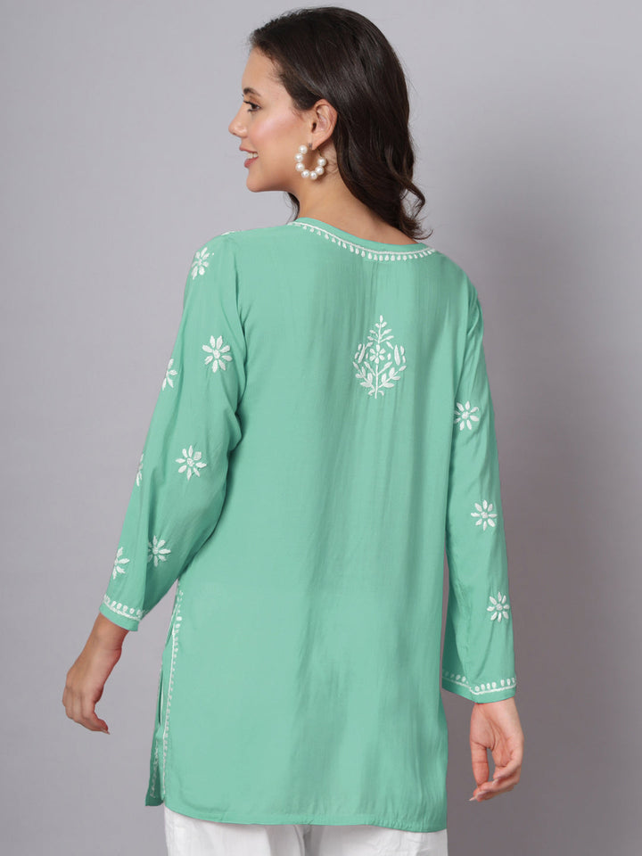 Women Hand Embroidered Chikankari Modal Kurti PC3611