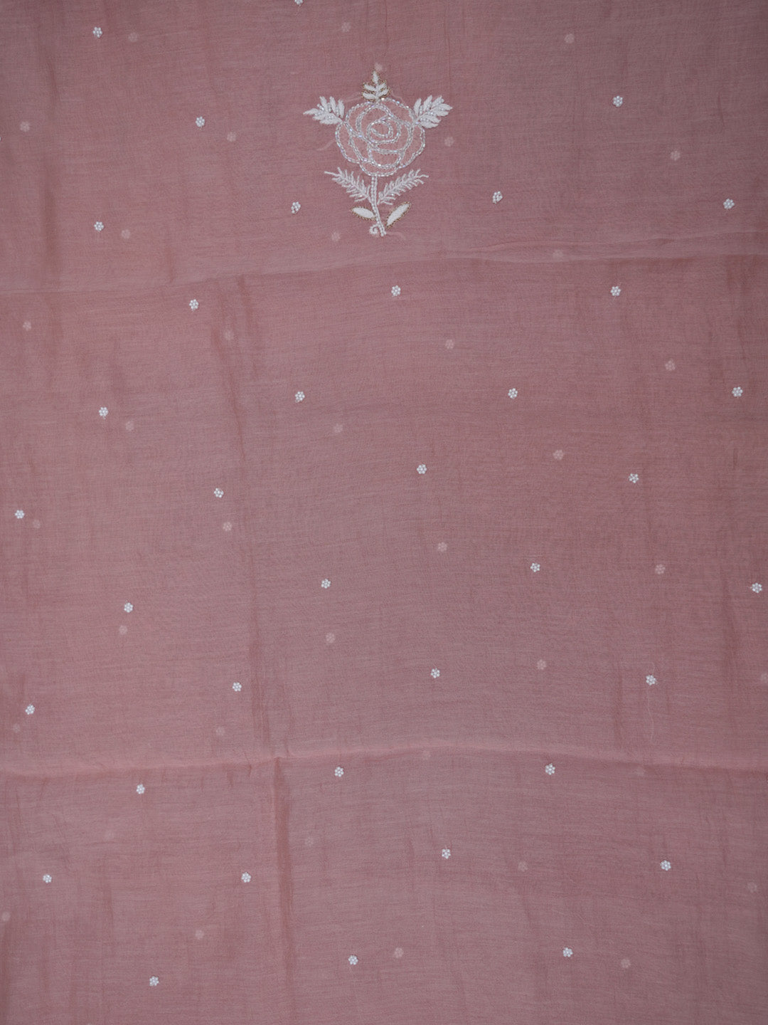 Women Hand Embroidered Chanderi Chikankari Dress Material PCSCA85205FS-PEACH