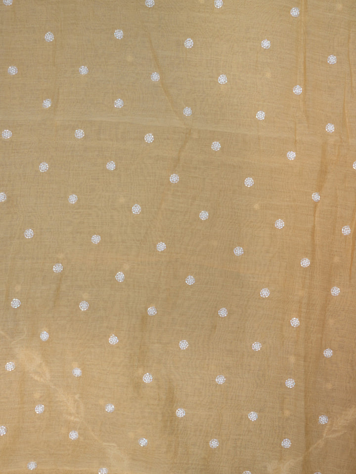 Women Hand Embroidered Chanderi Chikankari Dress Material PCSCA85205FS-BEIGE