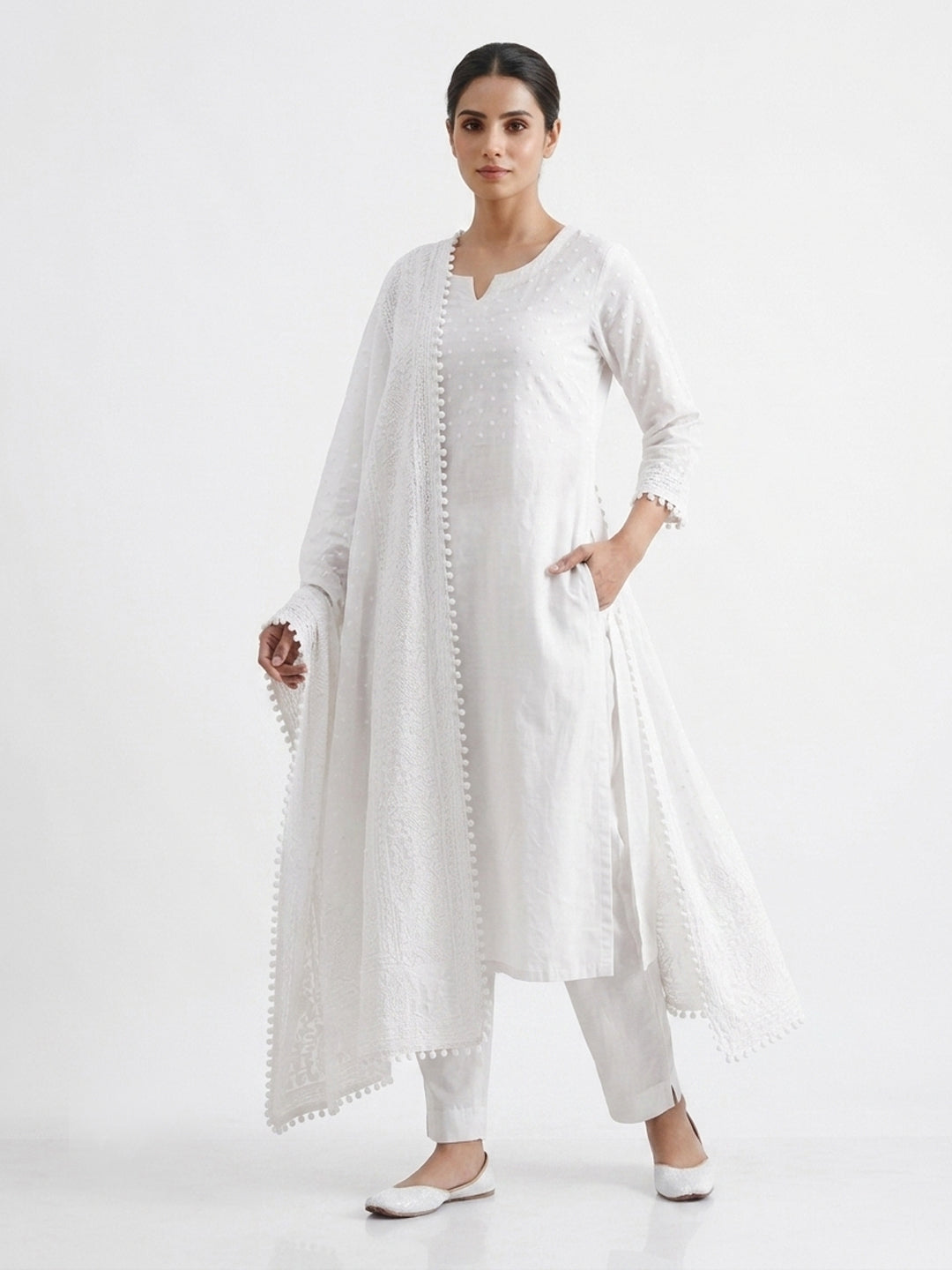 Women Embroidered Georgette Dupatta -PC3721