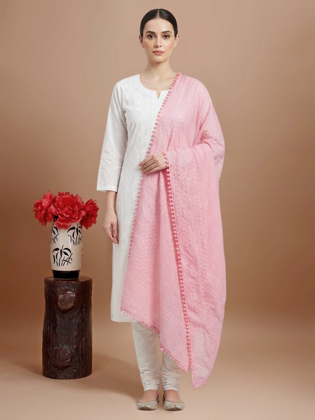 Women Embroidered Georgette Dupatta -PC3721