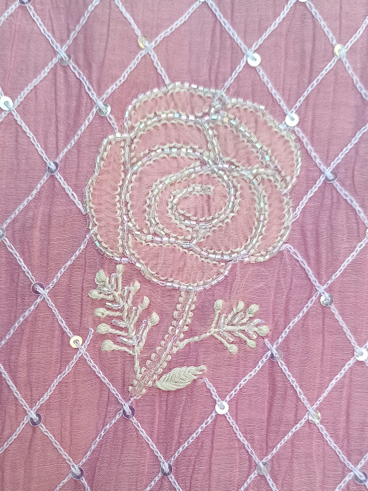 Women Hand Embroidered Chanderi Chikankari Dress Material PCSCA85201FS-PINK