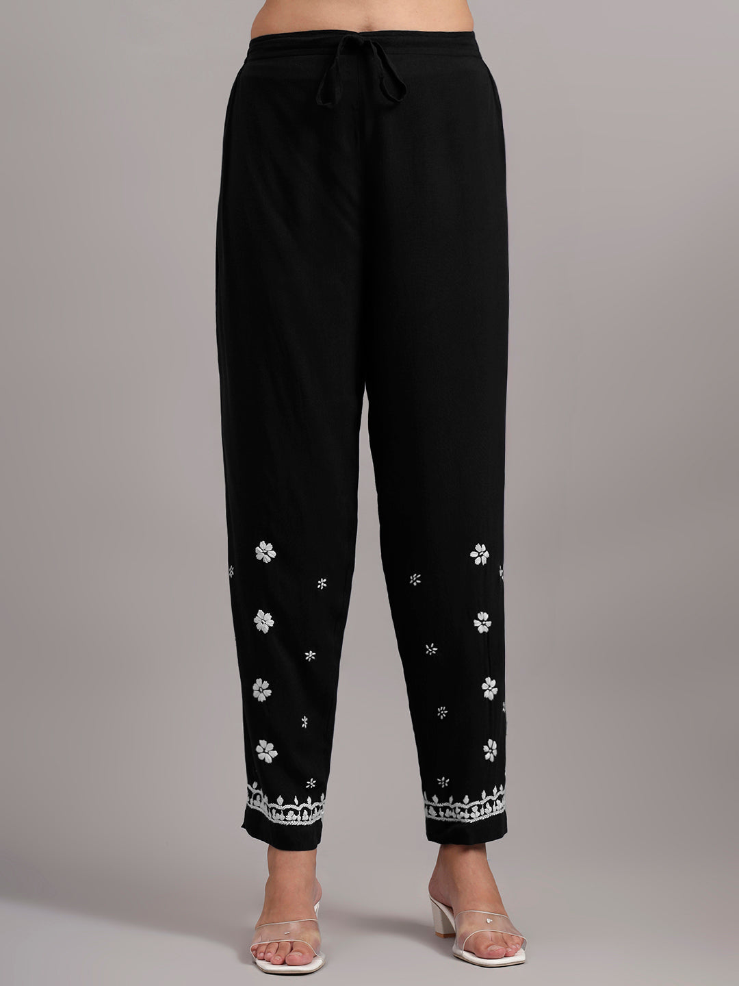 Women Hand Embroidered Chikankari Rayon kurta set PC4076KS