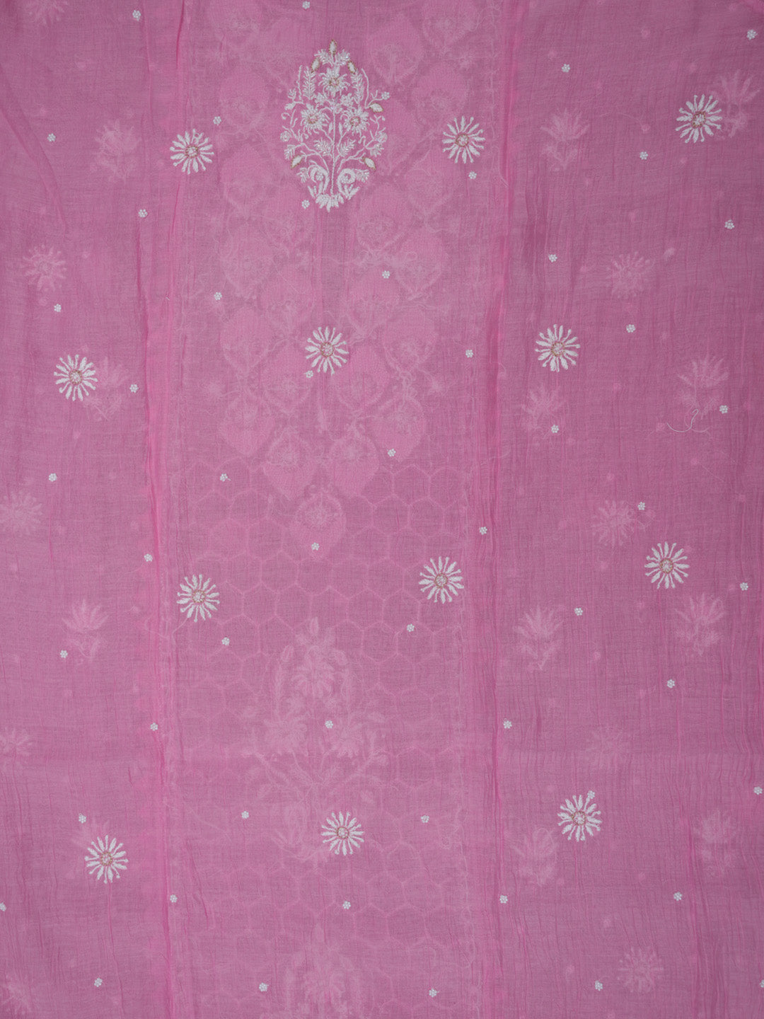 Women Hand Embroidered Chanderi Chikankari Dress Material PCSCA85201FS-PINK