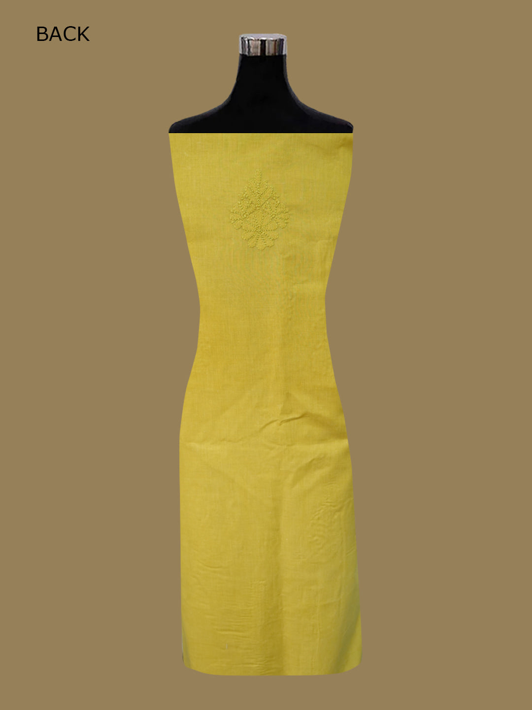 Women Hand Embroidered Chikankari Cotton DressMaterial PCSCU00406FS-GREEN