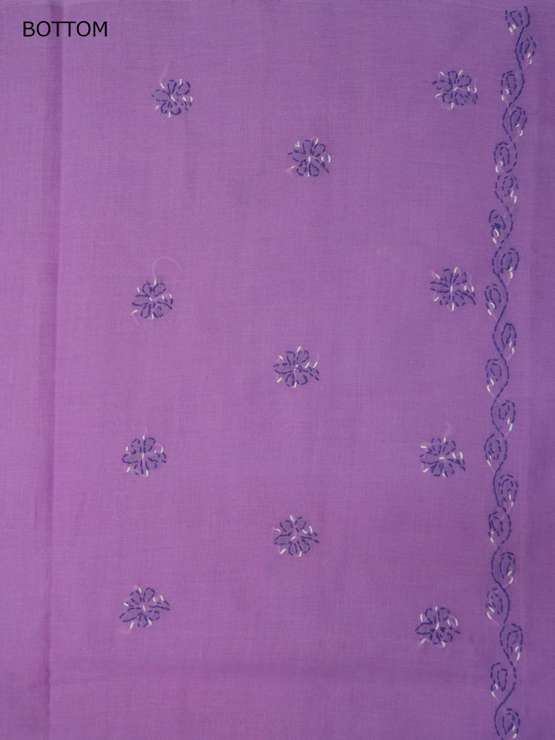 Women Hand Embroidered Chikankari Cotton Dressmaterial PC4120-LILAC