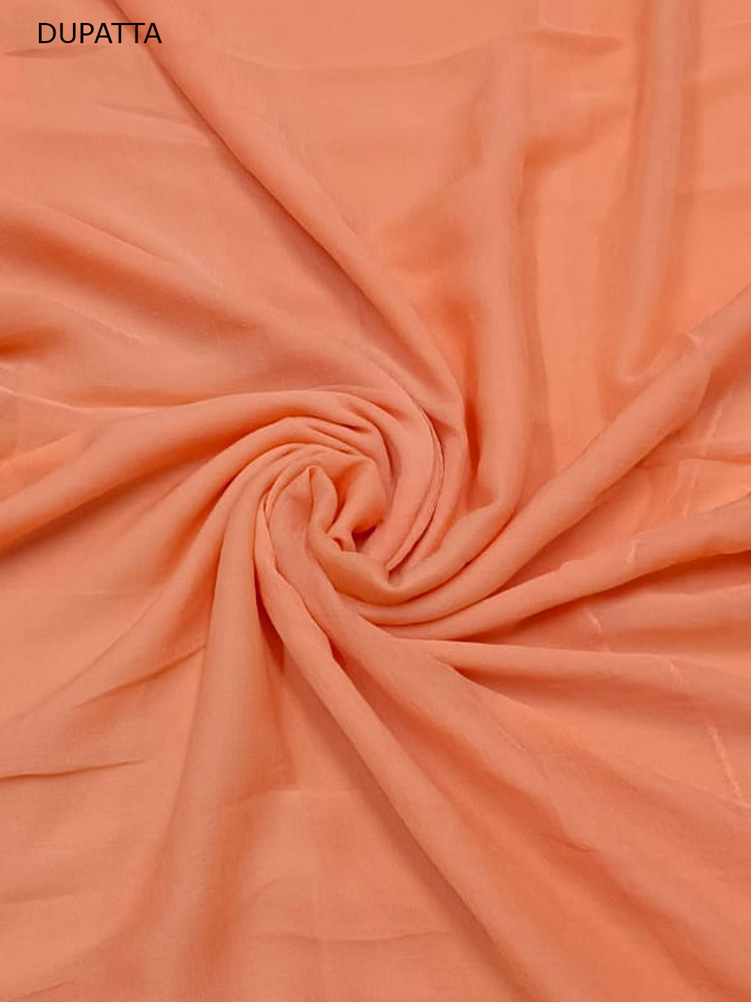 Women Hand Embroidered Chikankari Cotton Dressmaterial PCSCU00104FS-Darkpeach