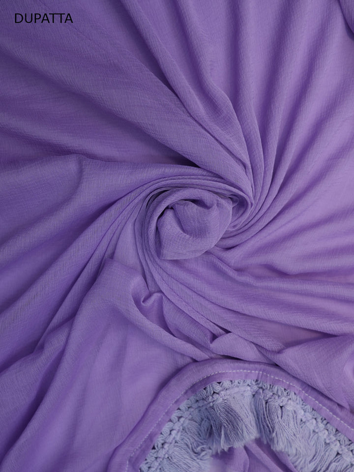 women hand embroidered chikankari cotton dressmaterial PC4120-MAUVE1