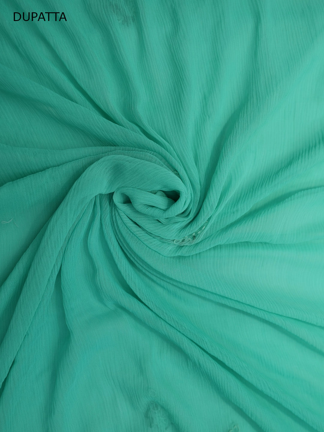 Women Hand Embroidered Chikankari Cotton Dressmaterial PC4120-GREEN