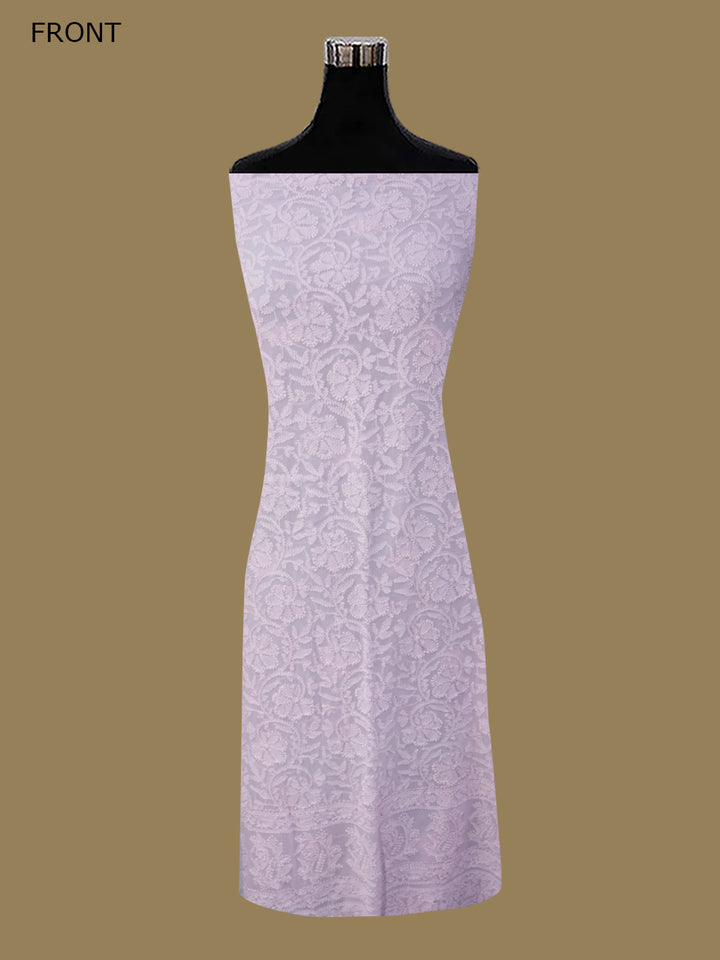 Women Hand Embroidered Chikankari Viscose Georgette PC4122-PINK