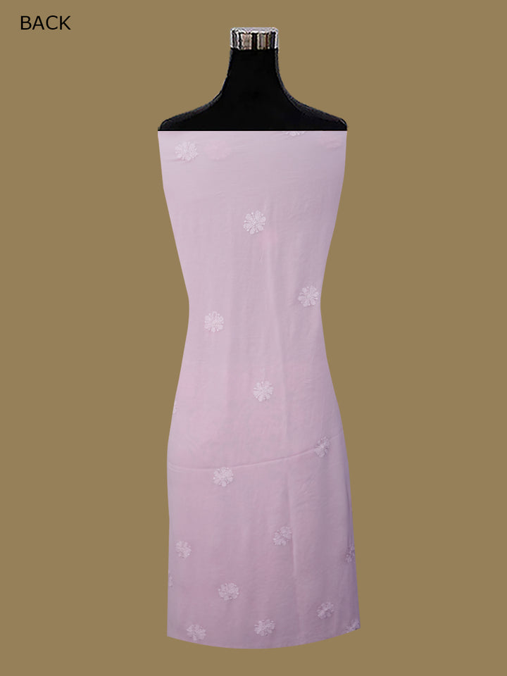 Women Hand Embroidered Chikankari Viscose Georgette PC4122-PINK