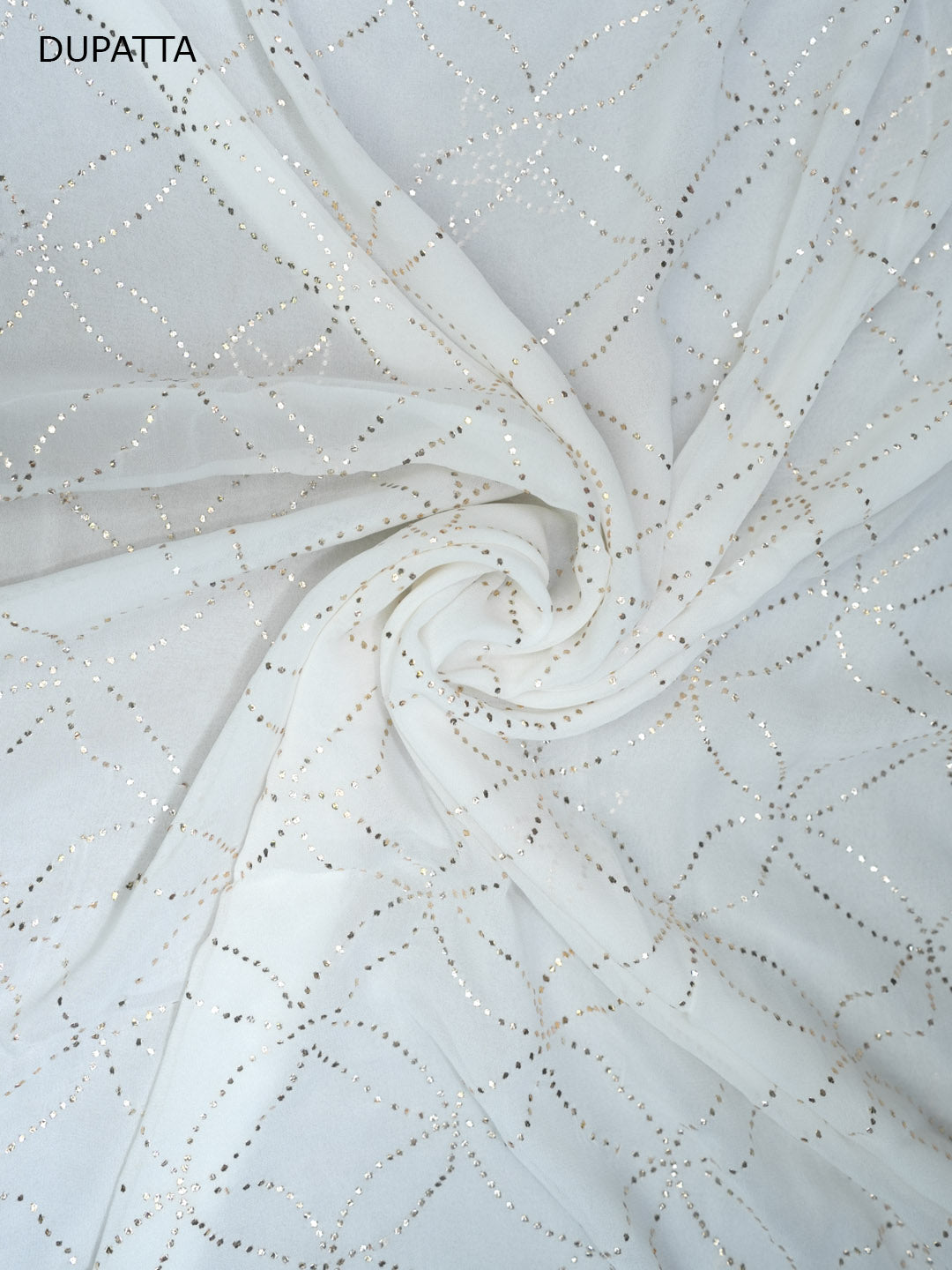 Women Hand Embroidered Chikankari Viscose Georgette Dressmaterial PC4124-WHITE7