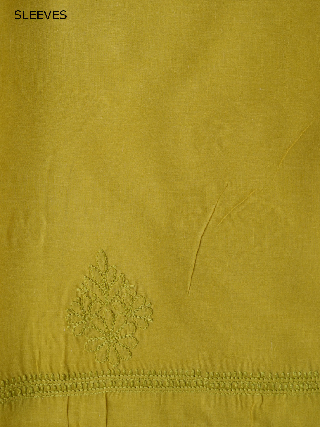 Women Hand Embroidered Chikankari Cotton DressMaterial PCSCU00406FS-GREEN