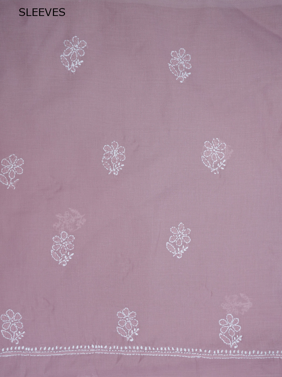 Women Hand Embroidered Chikankari Cotton Dressmaterial PCSCU00104FS-ONIONPINK