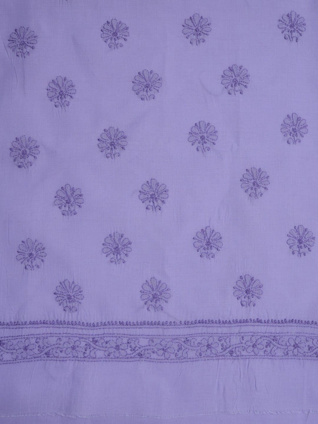 women hand embroidered chikankari cotton dressmaterial PC4120-LIGHTPURPLE27