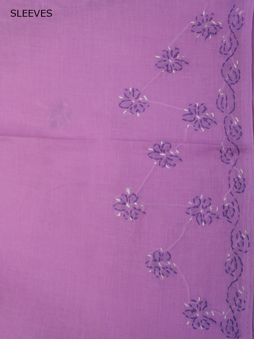 Women Hand Embroidered Chikankari Cotton Dressmaterial PC4120-LILAC