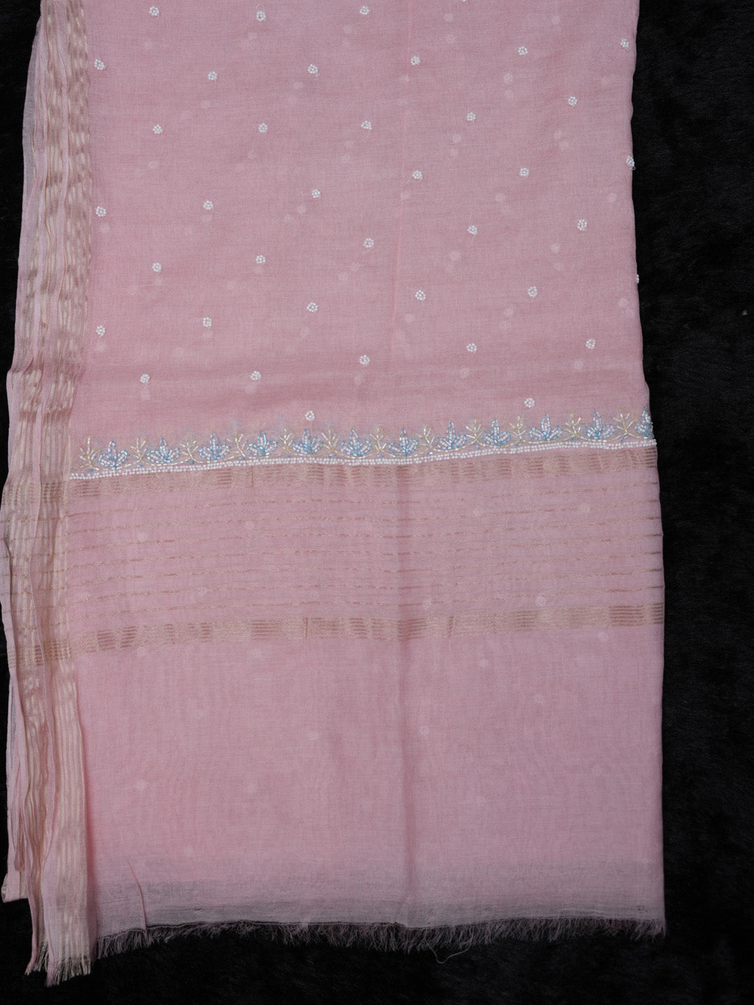 Women Hand Embroidered Chanderi Chikankari Dress Material PCFC19501FS-LIGHTPINK