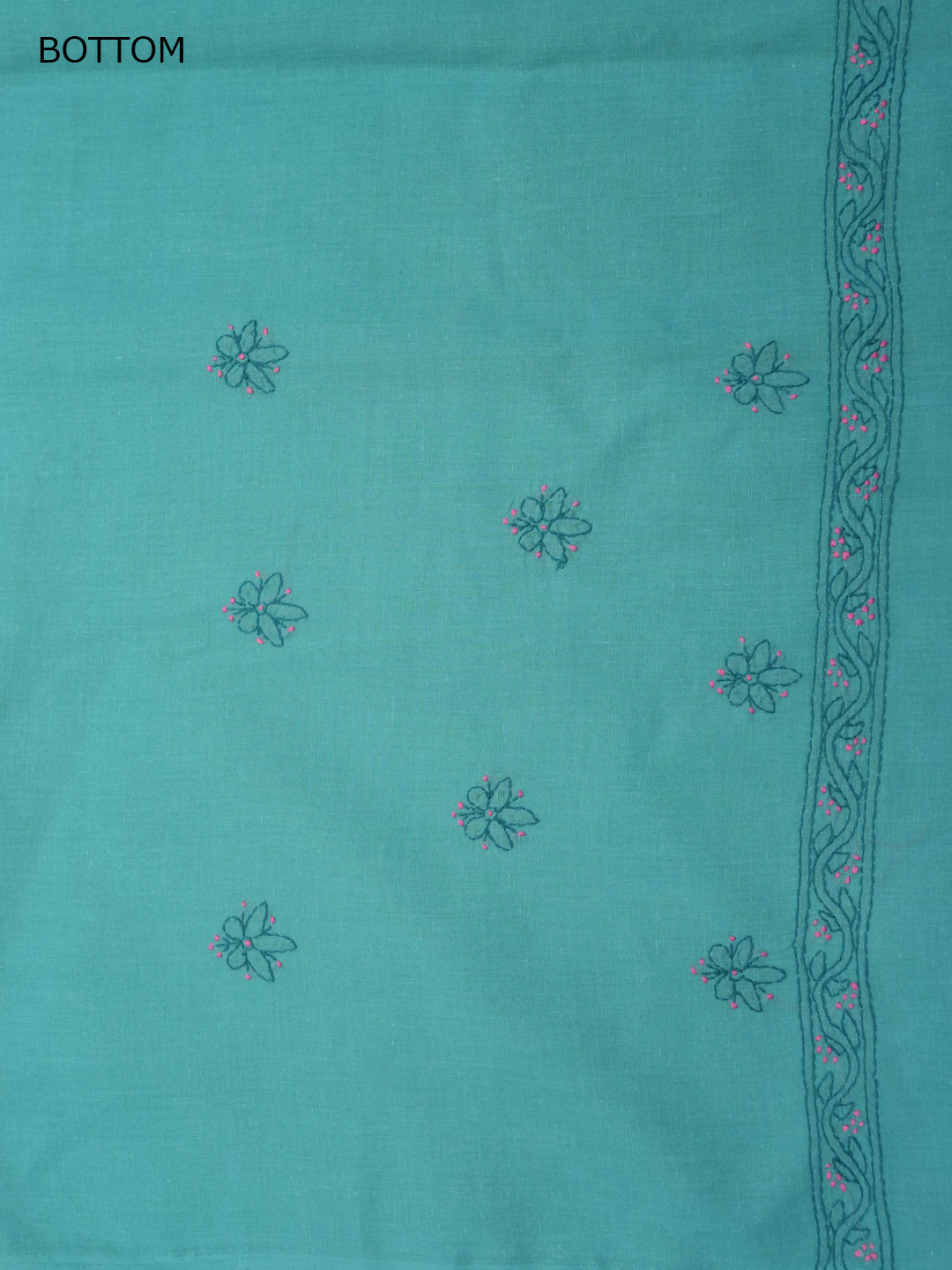 Women Hand Embroidered Chikankari Cotton Dressmaterial PC4120-BLUSHPINK