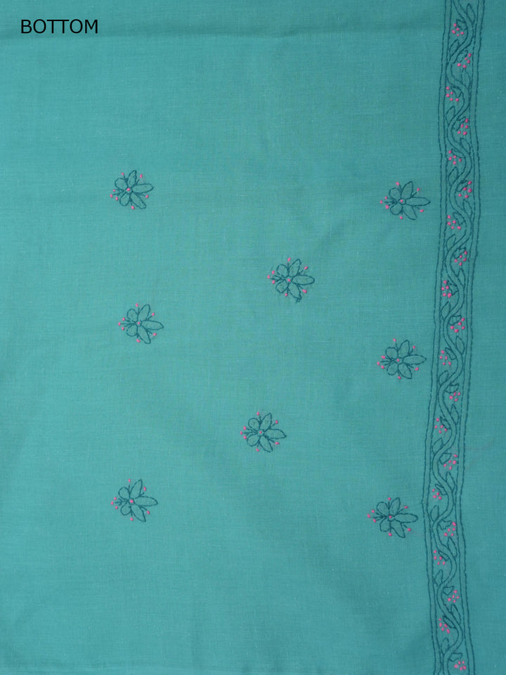 Women Hand Embroidered Chikankari Cotton Dressmaterial PC4120-BLUSHPINK