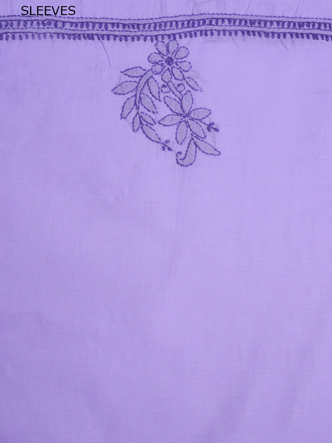 Women Hand Embroidered Chikankari Cotton Dressmaterial PCSCU00406FS-MAUVE