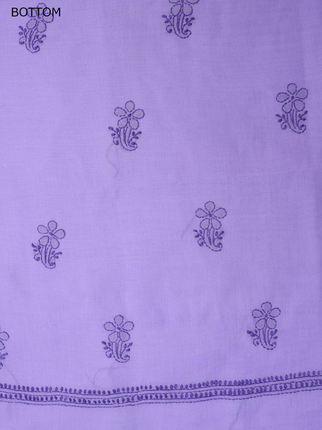 Women Hand Embroidered Chikankari Cotton Dressmaterial PCSCU00406FS-MAUVE