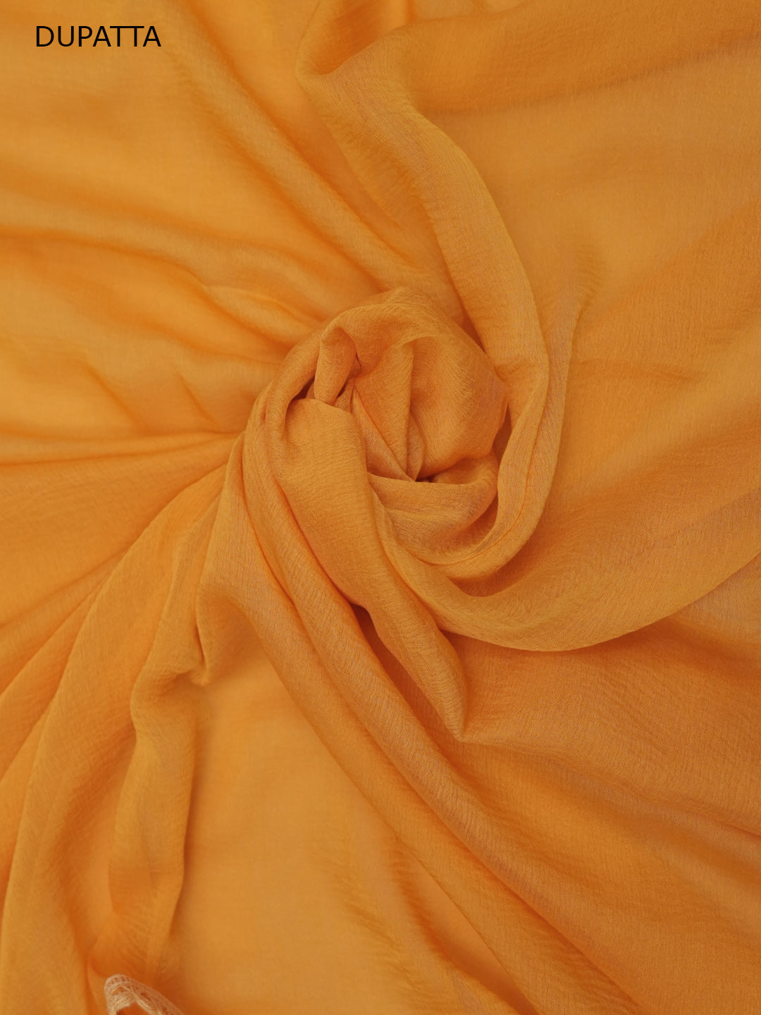 Women Hand Embroidered Chikankari Cotton Dressmaterial PCSCU00103FS-MUSTARD