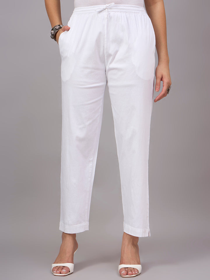 Women Hand Embroidered Chikankari Pants - PC4117