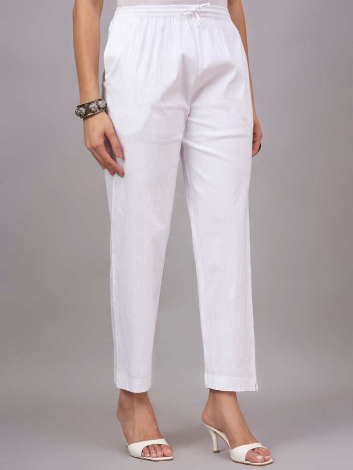 Women Hand Embroidered Chikankari Pants - PC4117