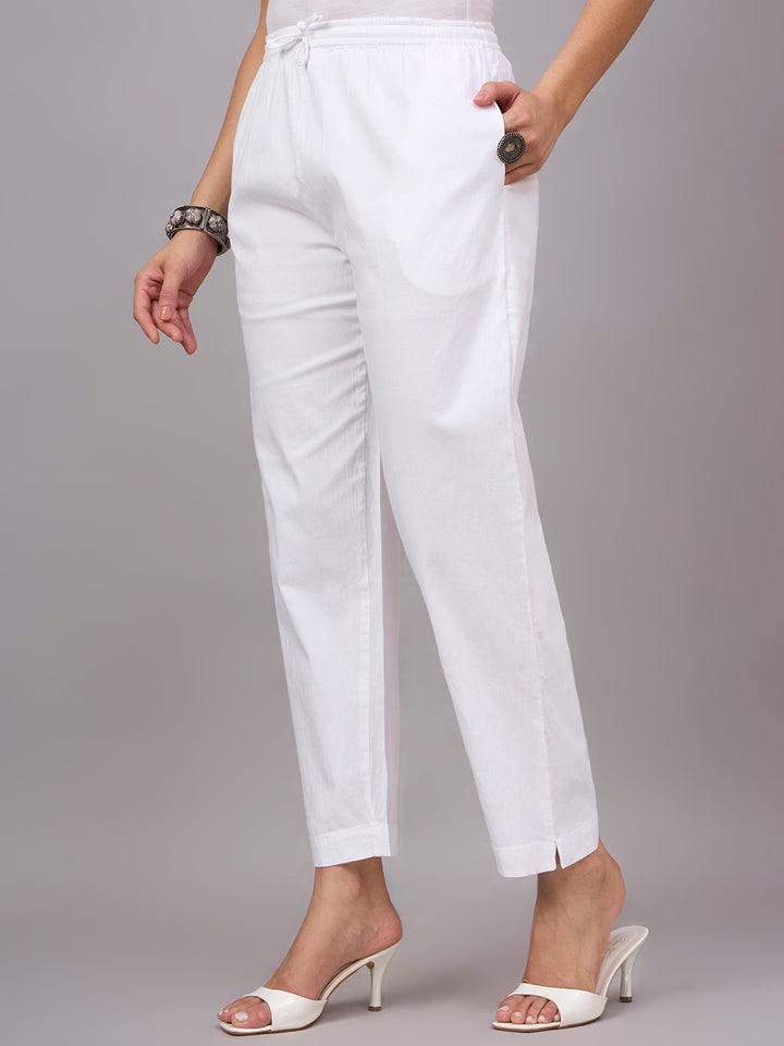 Women Hand Embroidered Chikankari Pants - PC4117