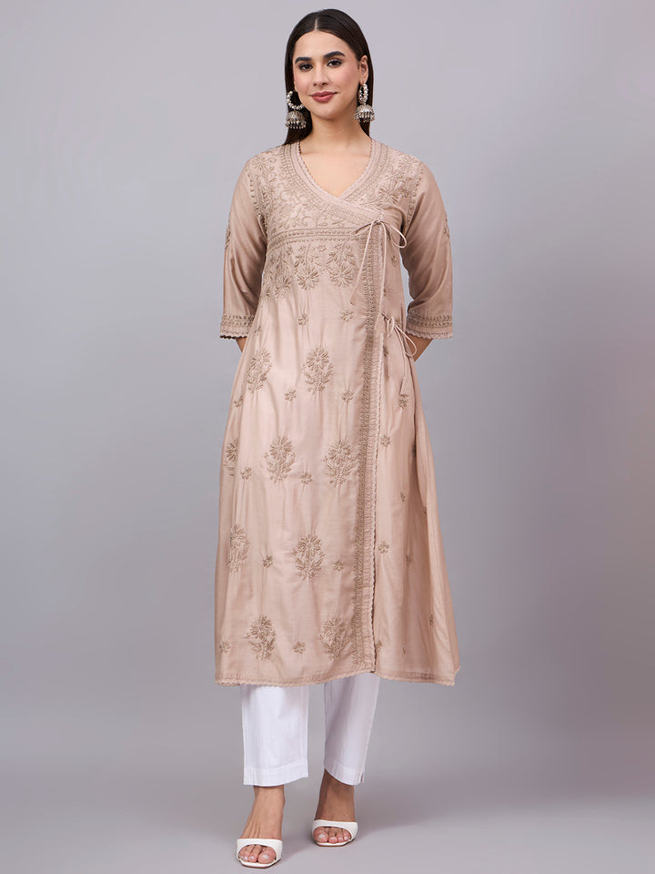 Women Hand Embroidered Chikankari Pants - PC4117